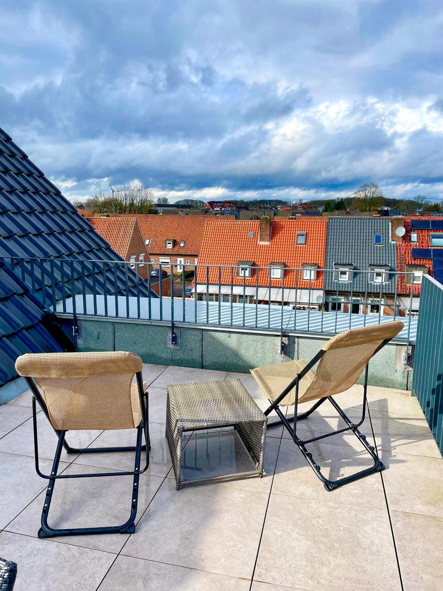 Ahaus: Stadtoase Mit Terrasse & Privater Garage Dış mekan fotoğraf
