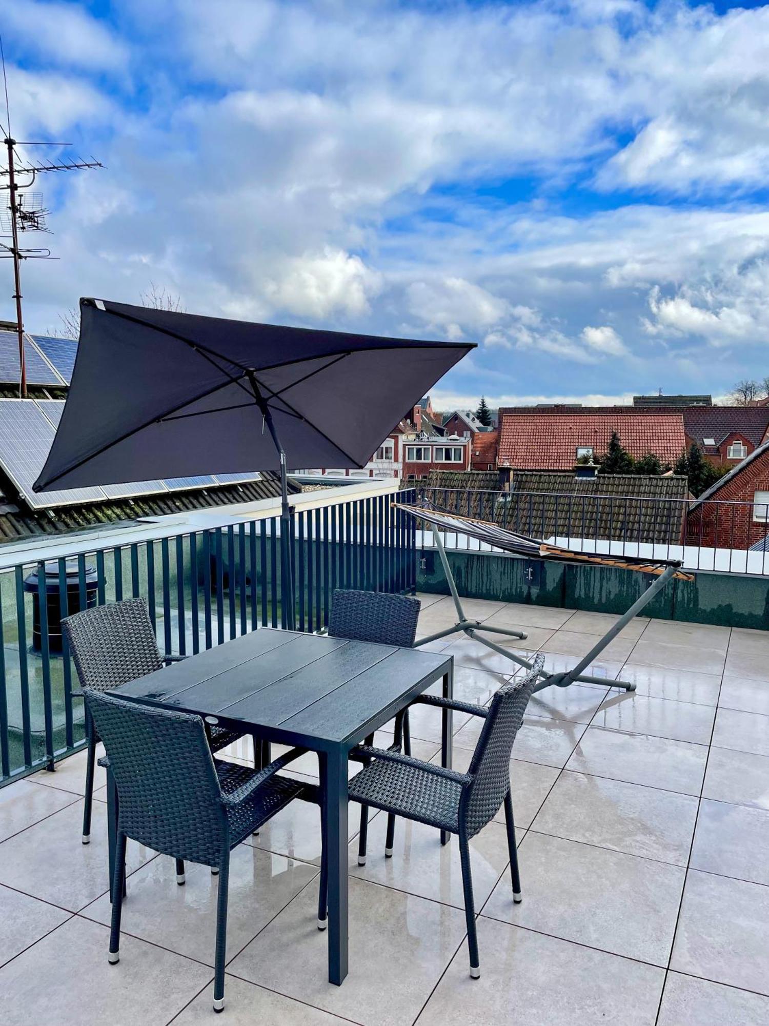 Ahaus: Stadtoase Mit Terrasse & Privater Garage Dış mekan fotoğraf
