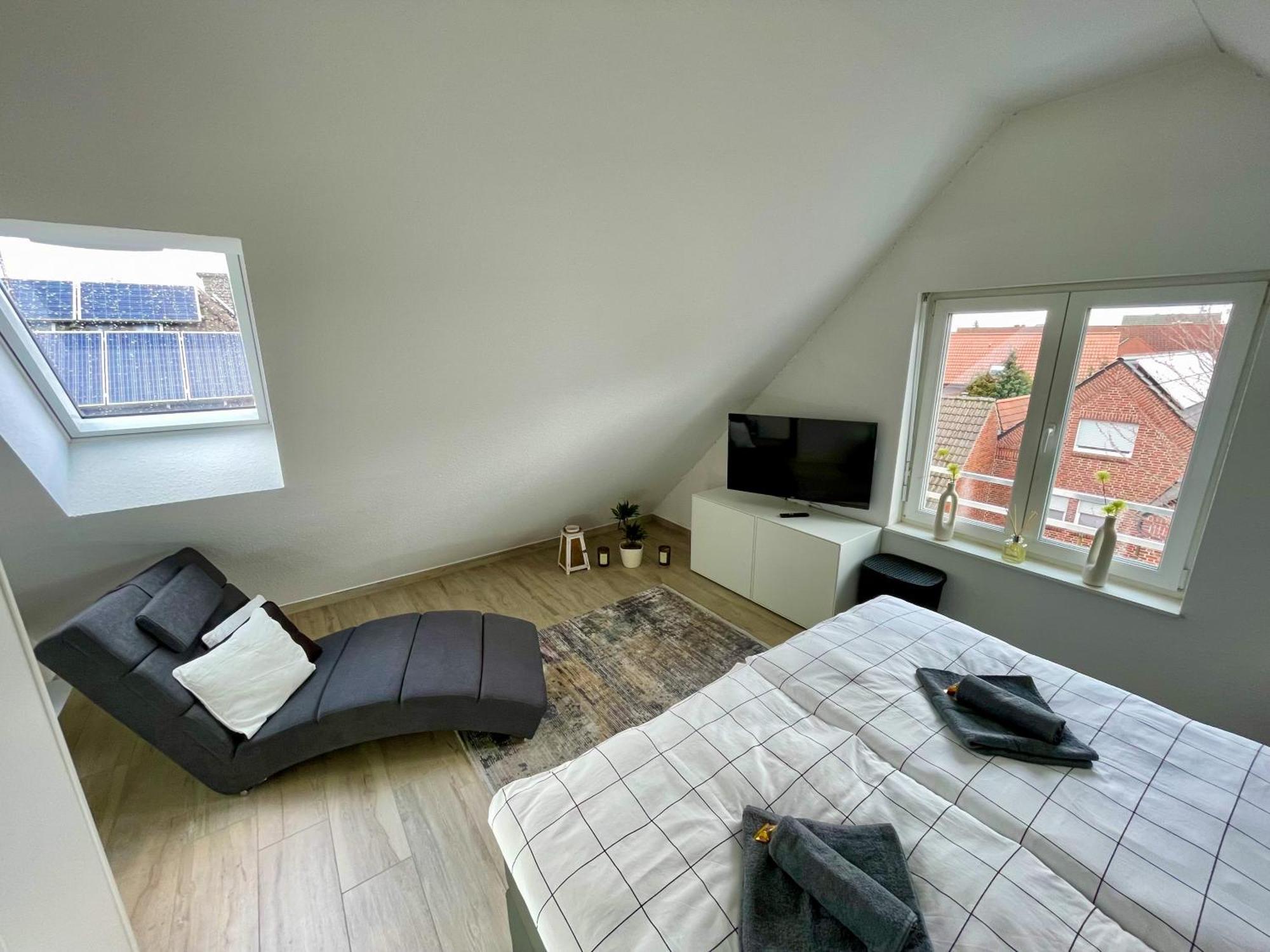 Ahaus: Stadtoase Mit Terrasse & Privater Garage Dış mekan fotoğraf